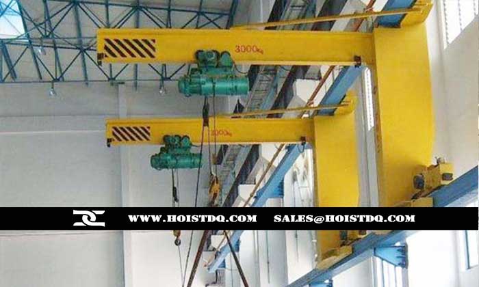 2 ton Wall travelling jib crane | Wall travelling jib crane of Dongqi Hoist and Crane – 2 ton jib crane China