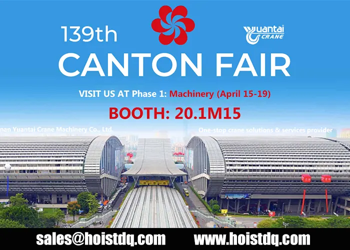 Yuantai Crane at 2026 Spring Canton Fair